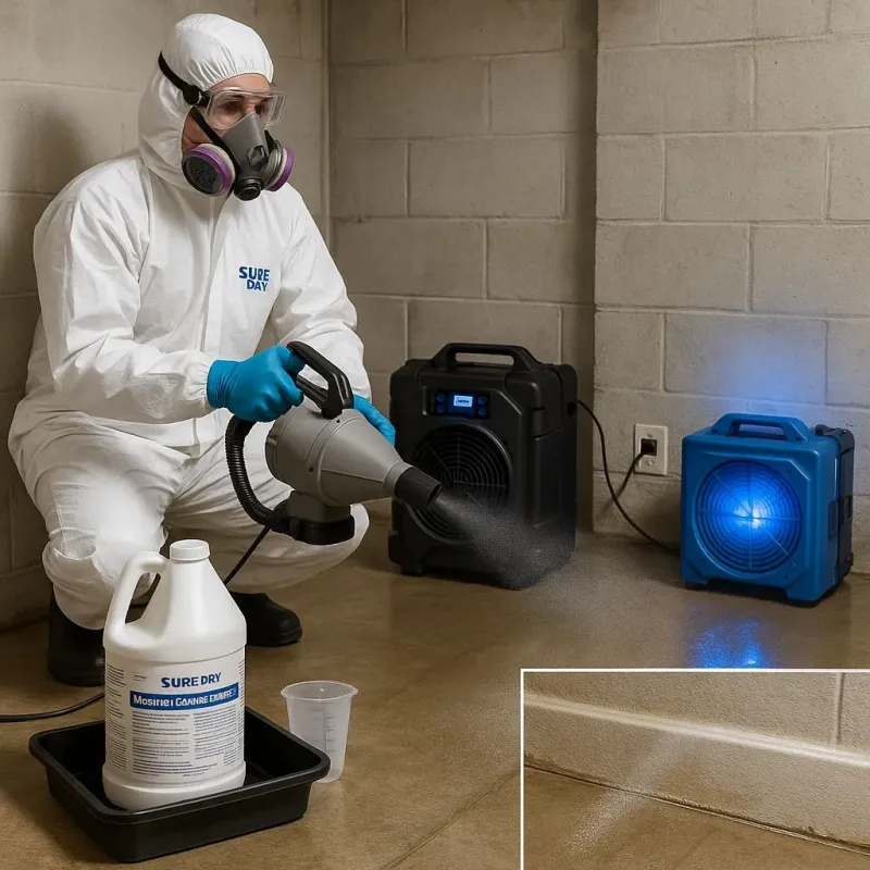 Sanitization and Odor Removal process in Limestone, ME